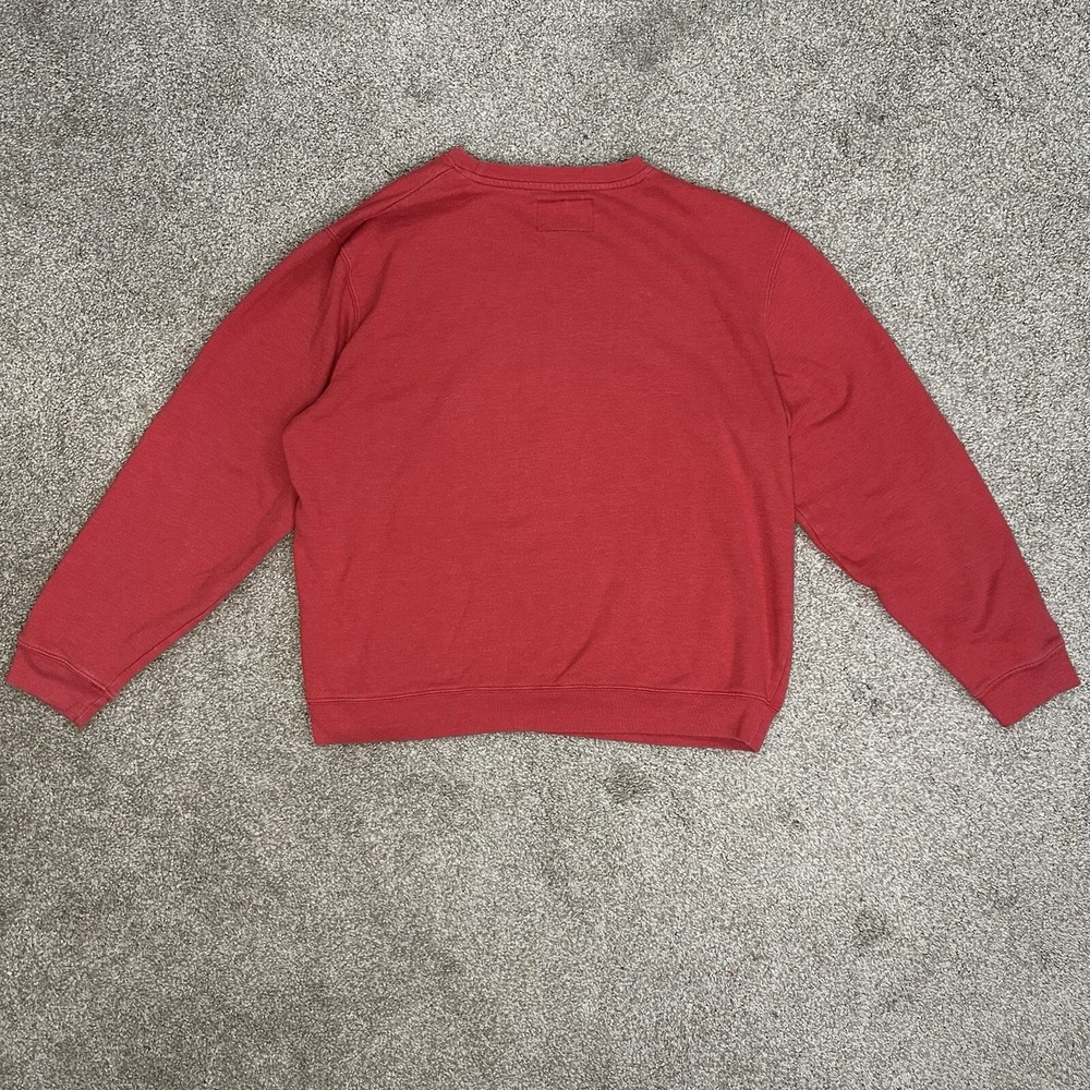 Ohio State Buckeyes University OSU Varsity Crewneck Sweatshirt Size XL Red Logo - Picture 2 of 9